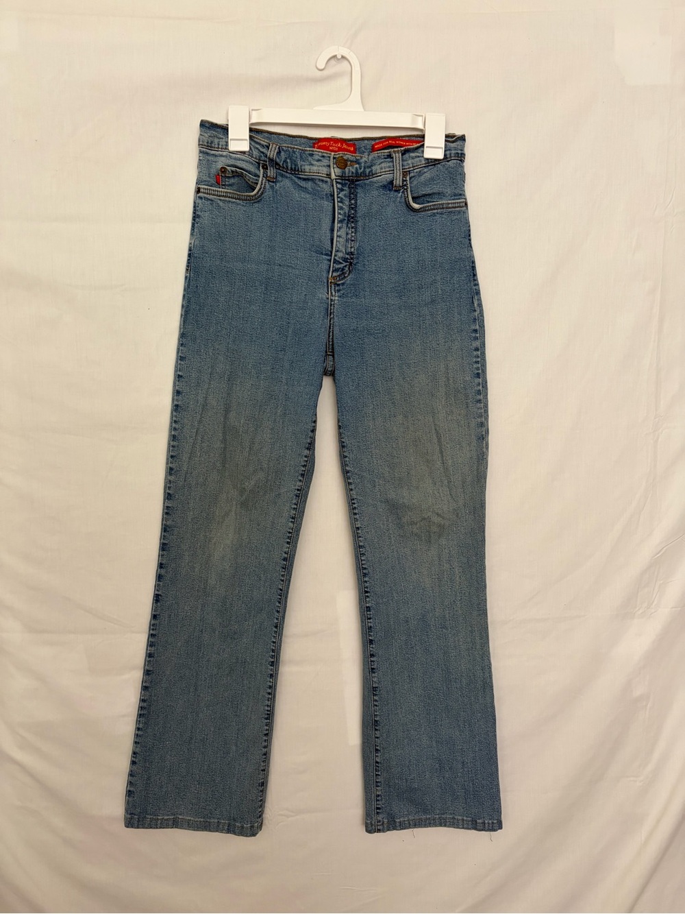 NYDJ Womens Tummy Tuck Jeans Medium Wash Stretch Denim Made in USA
(A968)